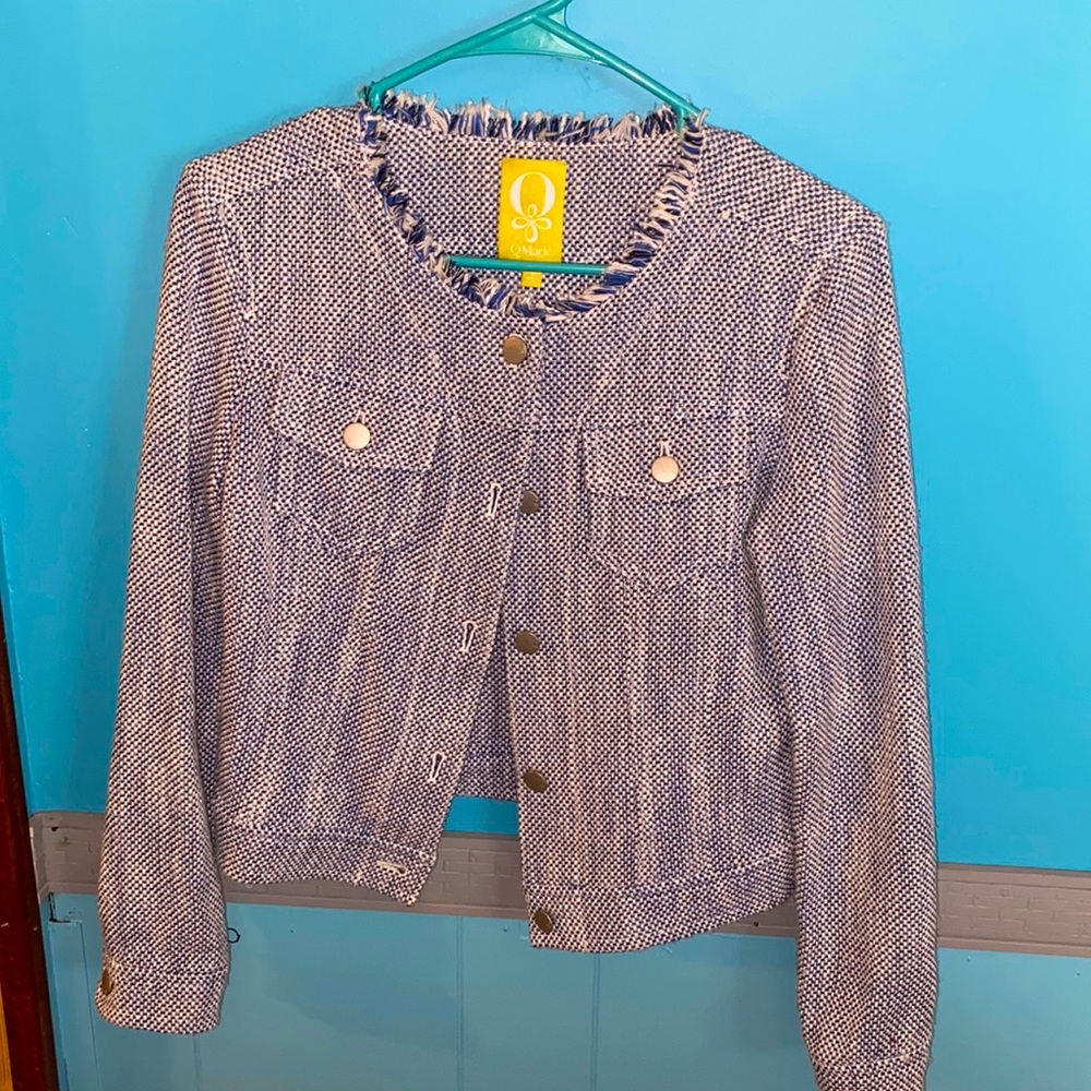 QMack Small Jacket ~ Blue, White, & Navy